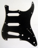 Fender Standard Stratocaster Guitar Pickguard Black 11 Hole 3 Ply S/S/S