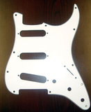 Fender Standard Stratocaster Guitar Pickguard White 11 Hole 3 Ply S/S/S