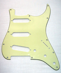 Fender Standard Stratocaster Guitar Pickguard Mint Green 11 Hole 3 Ply S/S/S