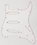 Fender Standard Stratocaster Guitar Pickguard '62 White Truss Rod Notch 11 Hole 3 Ply S/S/S