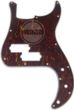 Mojotone Electric Guitar Pickguard For Precision Bass Red Tortoise 3 Ply