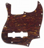 Mojotone Electric Guitar Pickguard For Jazz Bass Red Tortoise 3 Ply