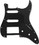 Mojotone Electric Guitar Pickguard For American Strat Hss Gloss Black 3 Ply