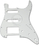 Mojotone Electric Guitar Pickguard For American Strat Hss Gloss White 3 Ply
