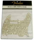 Fender Standard Telecaster Guitar Pickguard White Pearl 8 Hole 4 Ply S/S
