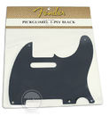 Fender '52 Telecaster Guitar Pickguard Black 5 Hole 1 Ply S/S