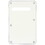 Standard Strat Backplate 3 Ply White