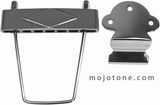 Mojo Es Style Short Trapeze Tailpiece Chrome With Raised Diamond Shape Design