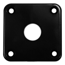 Gibson Style Jack Plate Black