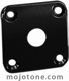 Gibson Style Curved Jack Plate Black