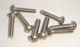 Pickup Mounting Screws For Strat (6-32 X 3/4'' Roundhead Phillips Stainless Steel)