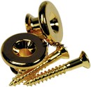 Oversized Strap Buttons (Gold)