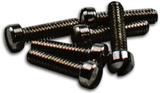 Short Humbucker/P90 5-40 Polepieces Black (1022 Steel)