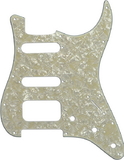 Fender Hss Stratocaster White Pearl 4 Ply 11 Hole Guitar Pickguard
