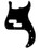 Fender Standard P-Bass Guitar Pickguard Black 3 Ply