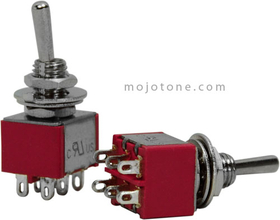 Dpdt Mini Toggle Switch On-Off-On