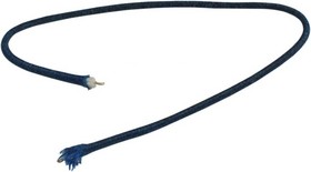 Mojotone Blue Cloth Covered 22-Ga Solid Wire