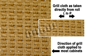 Cane Grill Cloth 58" Wide