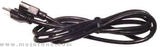18/3 Removable 10' Black Power Cord