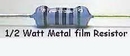 Metal Film 1/2W 1.5K Ohm Resistor