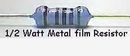 Metal Film 1/2W 100 Ohm Resistor
