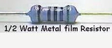 Metal Film 1/2W 100K Ohm Resistor