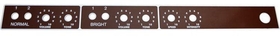Mojotone Brownface Deluxe Style Faceplate (No Logo)
