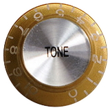 Top Hat Tone Knob (Gold/Silver)
