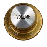 Top Hat Volume Knob (Gold/Silver)