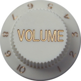Strat Volume Knob (White)