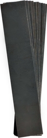 10 Pack of Black Fiberboard 0.093" Thick 16" x 3"