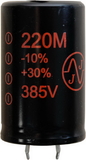 JJ Electronic 220uF 385V Can Capacitor