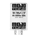 Mojotone 100uF + 100uF 500V Polarized Electrolytic Multi-Section Can Capacitor