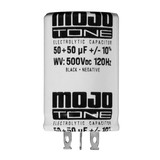 Mojotone 50uF + 50uF 500V Polarized Electrolytic Multi-Section Can Capacitor
