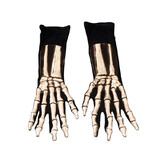 Morris Costumes 1005BSG Long Skeleton Gloves for Adults