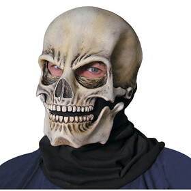 Morris Costumes 1010MDBS Adult's Moving Jaw Skull Mask