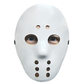 Morris Costumes Plastic Hockey Mask