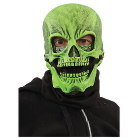 Zagone 1071NBS Uv Green Sock Skull Mask
