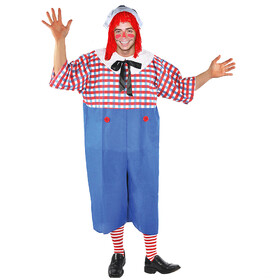 Morris Costumes 12121 Adult Raggedy Andy Costume - Extra Large