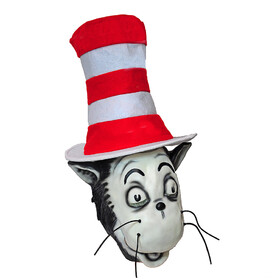 Morris Costumes 14018 Cat In The Hat Mask And Hat