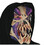 Morris Costumes 5019BS Adult's Purple Predator Monster Halloween Mask