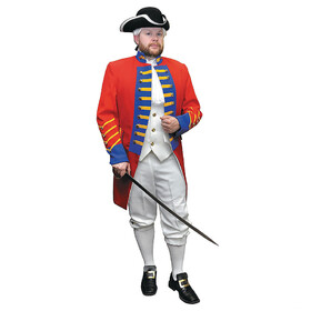 Morris Costumes Men's British Revolution Officer Costume