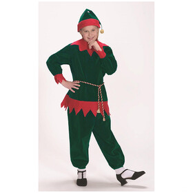 Halco AE1197 Child Velvet Elf Suit (4 - 8)