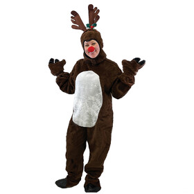 Halco AE1293 Reindeer Suit With Hood - Lg