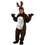 Halco AE1293LG Adult's Reindeer Costume with Hood - Large