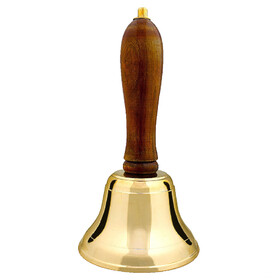 Halco AE1360 8" Christmas Brass Hand Bell