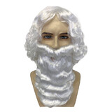 Halco AE25 Santa Wig and Beard Set Bright White