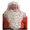 Halco AE60W Majestic Santa Wig &amp; Beard with Wired Mustache