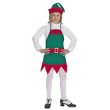 Halco AE7062C Child's Elf Holiday Apron & Hat