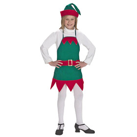 Halco AE7062C Child's Elf Holiday Apron &amp; Hat